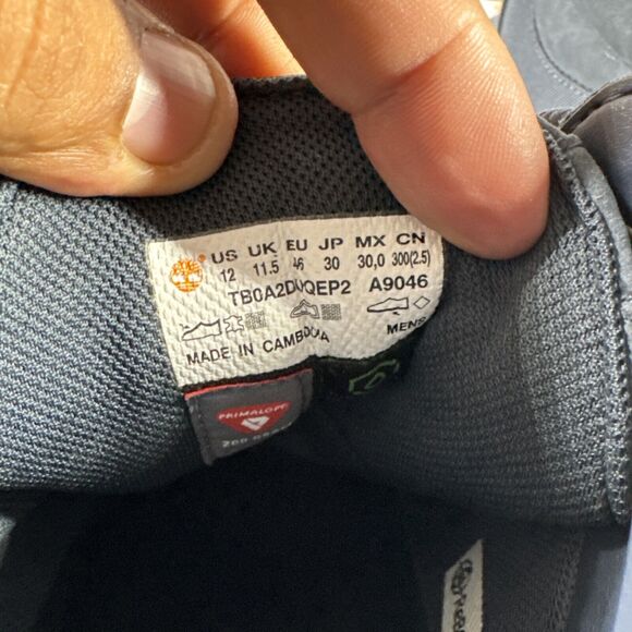 Timberland Mens Field Boot Lace Up Dark Blue Nubuck Size 12 - Picture 9 of 9